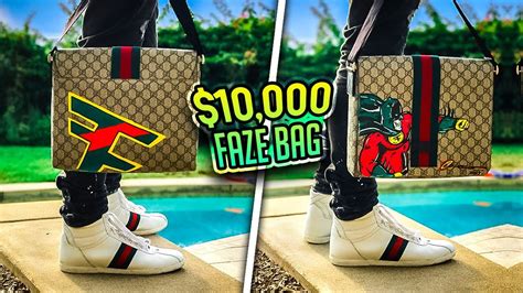 faze banks gucci bag|Gucci leather shoulder bag.